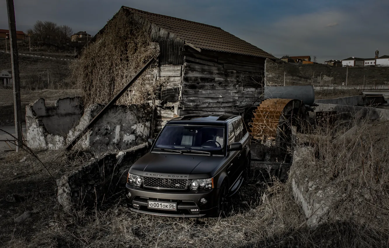 Photo wallpaper Land Rover, Range Rover Sport, land Rover, Range rover, range Rover, Ingushetia, Ingushetia, high, range …