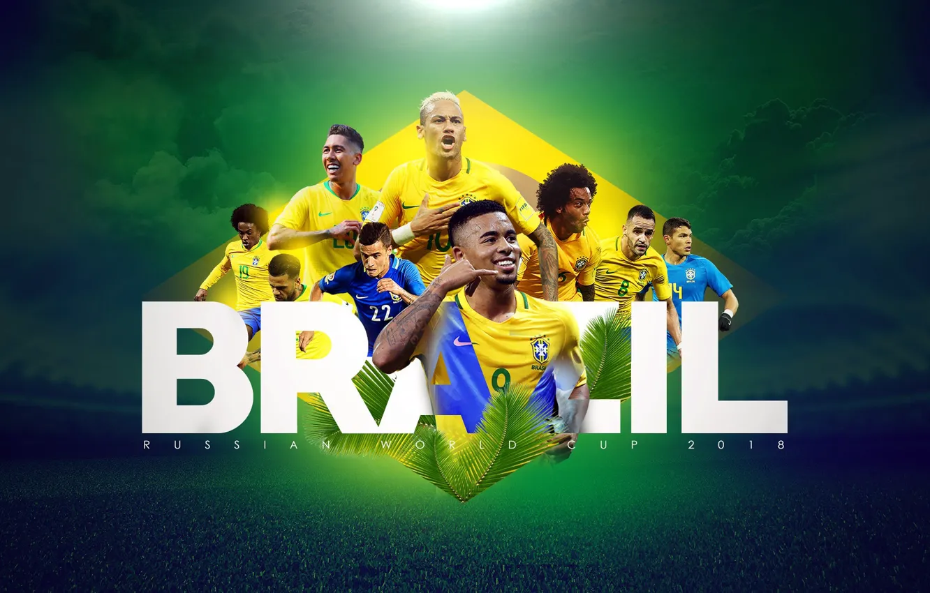 Wallpaper wallpaper, sport, team, football, Brasil, players images for  desktop, section спорт - download