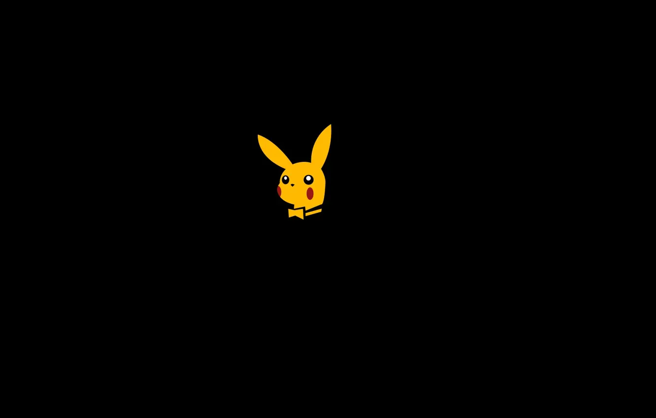 Wallpaper logo, Playboy, pokemon, Pikachu images for desktop, section  разное - download