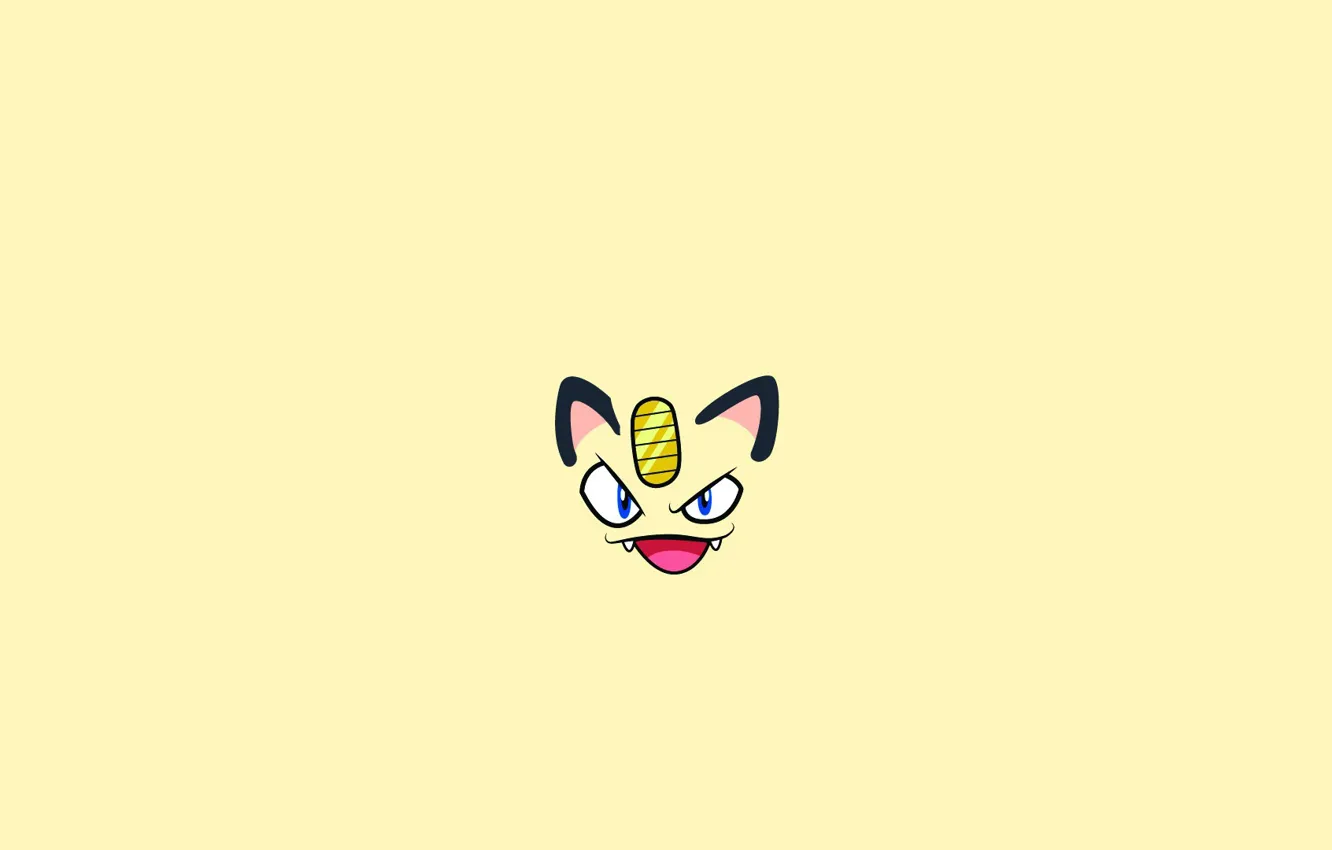 Wallpaper pokemon, pokemon, meowth, Meowth images for desktop, section  минимализм - download
