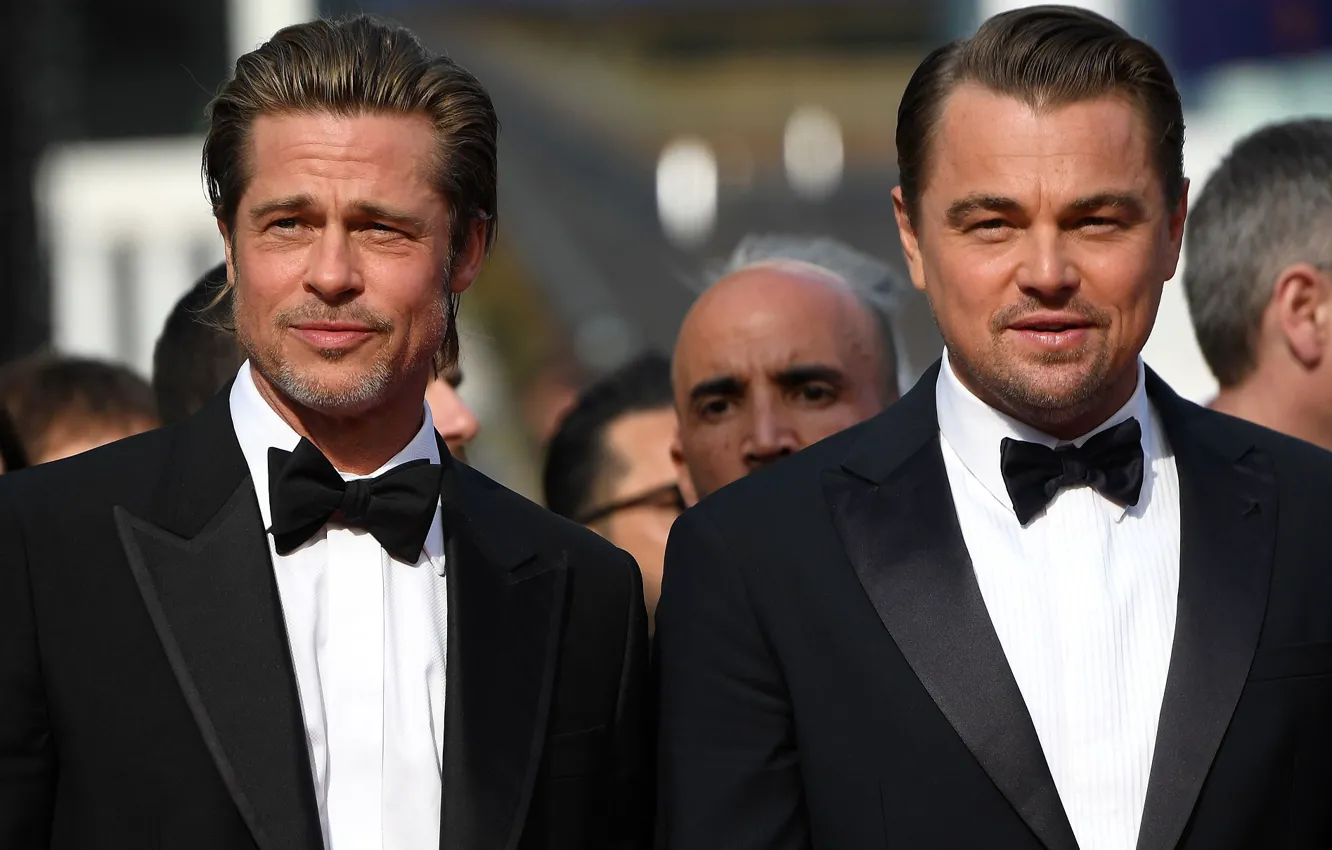 Wallpaper actors, Brad Pitt, Leonardo DiCaprio images for desktop, section  мужчины - download