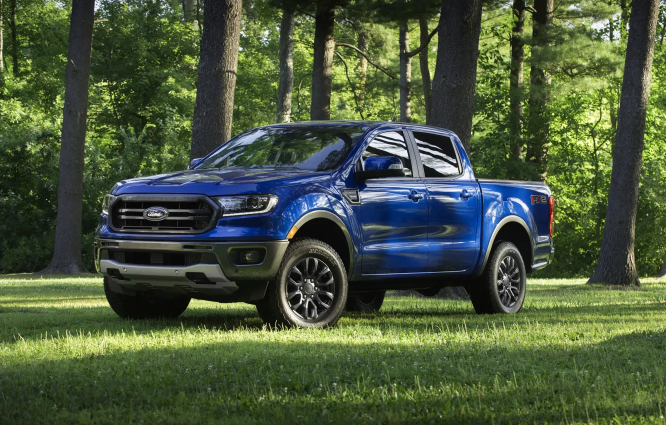 Photo wallpaper blue, glade, Ford, pickup, Ranger, 2019, FX2 Package