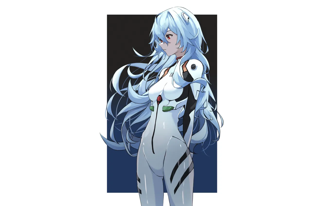 Wallpaper girl, sexy, Anime, evangelion, ayanami Rei, figure, cute, Eva,  plugsuit, ayanami, rei images for desktop, section сёнэн - download