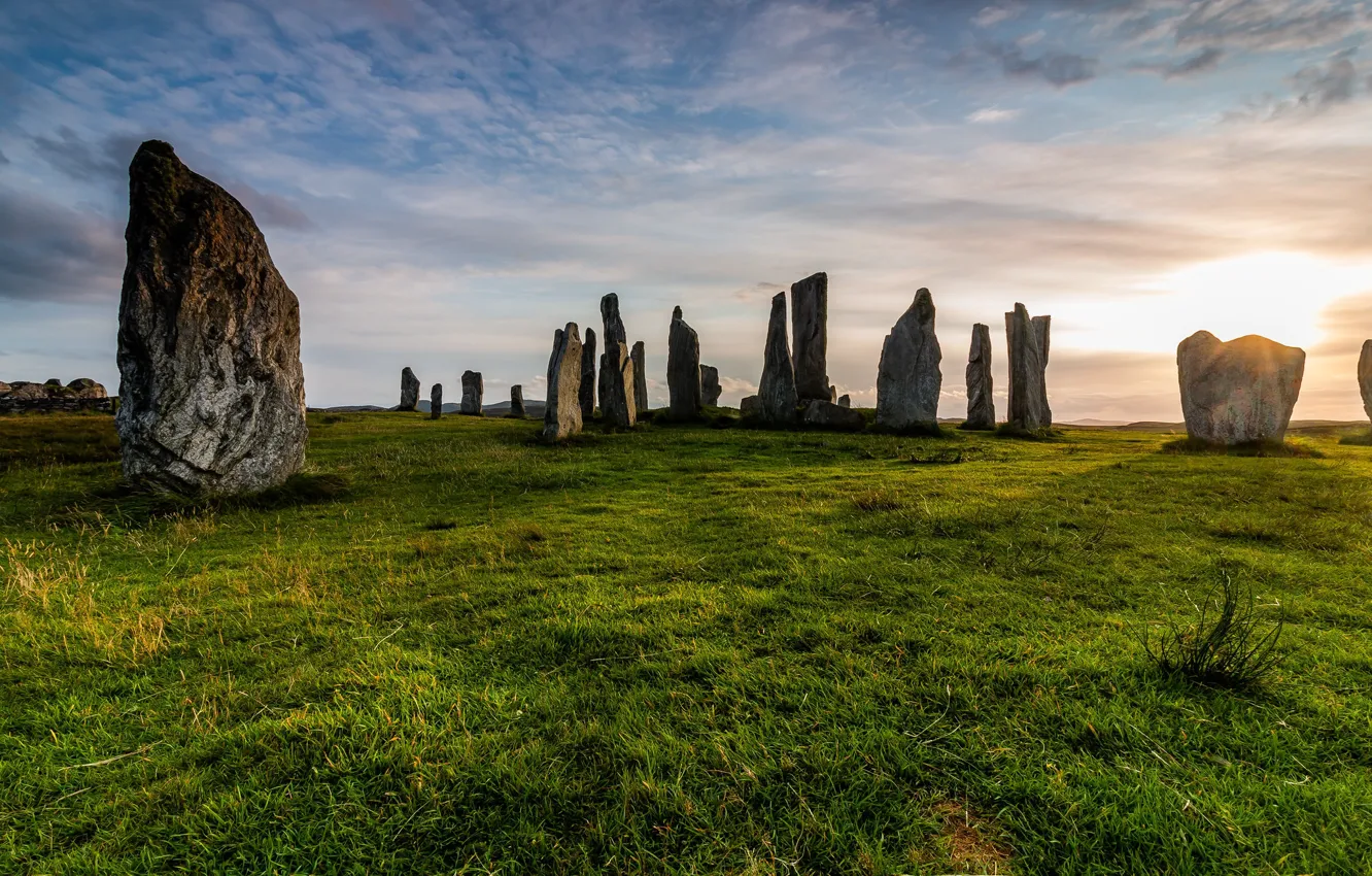 Photo wallpaper Scotland, Scotland, Callanish standing stones