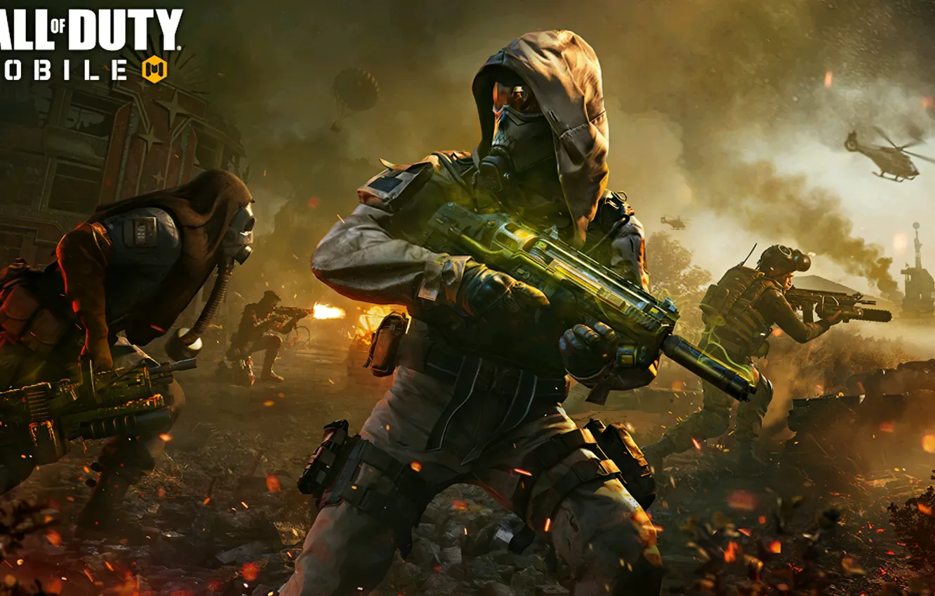 Wallpaper call of duty, cod, call of duty mobile, ghost hazmat images for  desktop, section игры - download