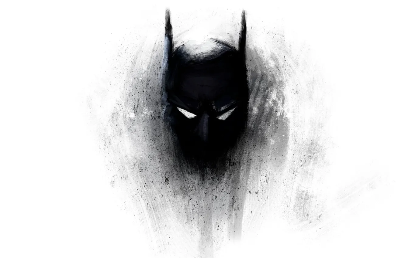Wallpaper batman, Batman, the dark knight, black, mask images for desktop,  section минимализм - download