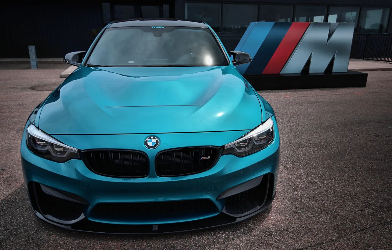 Photo wallpaper BMW, Blue, F80, Sight, M-Performance
