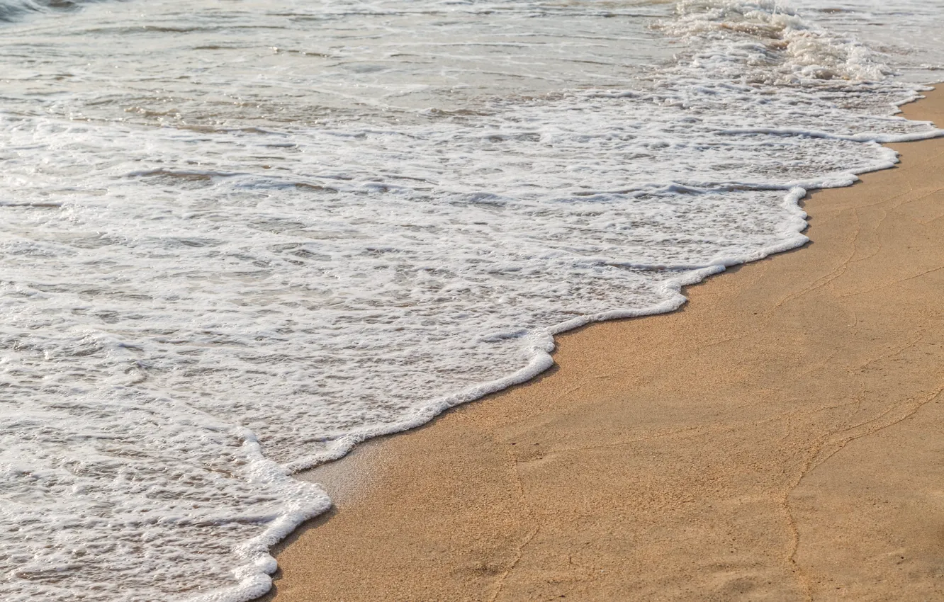 Photo wallpaper sand, sea, wave, beach, summer, shore, summer, beach, sea, seascape, sand, wave