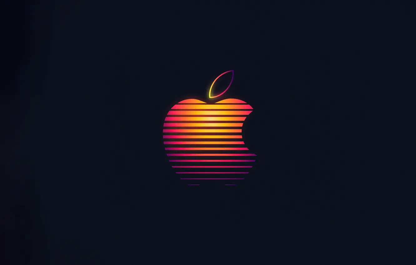Wallpaper Apple, Logo, High Tech, Dashes images for desktop, section hi ...
