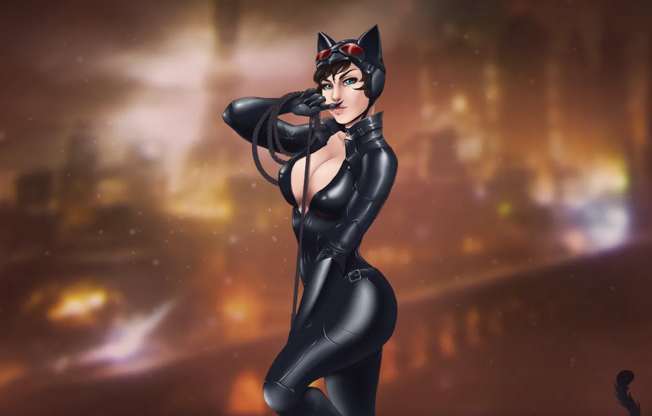 Wallpaper Figure, Costume, Latex, Catwoman, Art, Cat woman, Sexy, Figure,  DC Comics, Catwoman, Selina Kyle, Selina Kyle, Tail, Character, Detective  Comics, madeinkipish images for desktop, section фантастика - download
