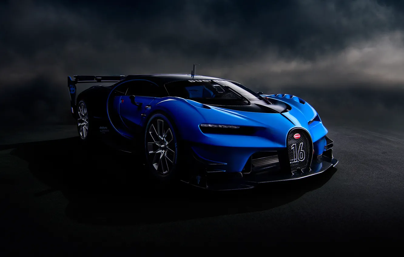 Photo wallpaper background, art, the concept car, hypercar, Bugatti Vision Gran Turismo