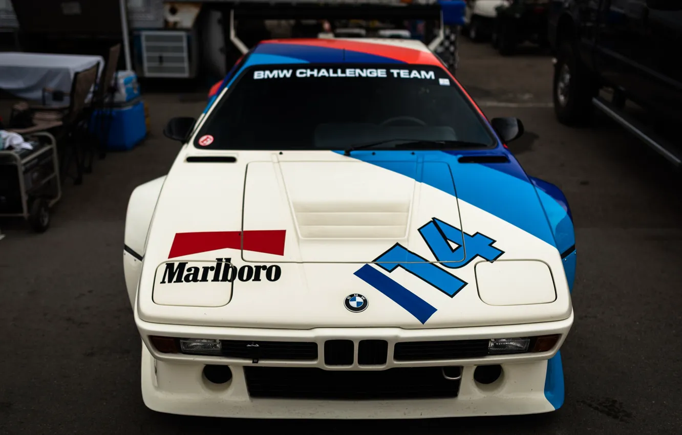 Photo wallpaper Sports car, BMW M1, Procar Championship