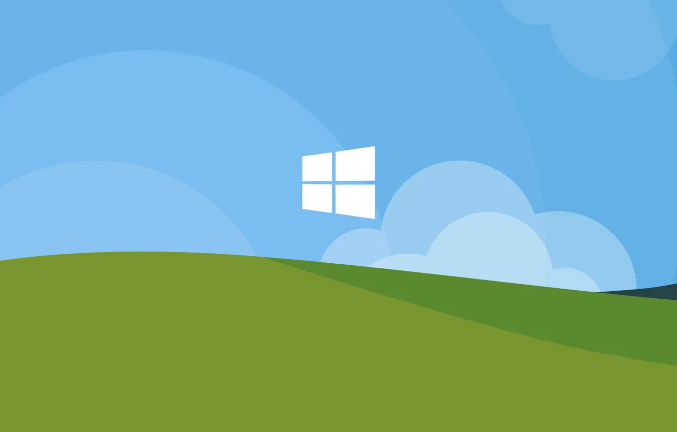 Wallpaper Windows XP, Bliss, Windows 10 images for desktop, section  текстуры - download