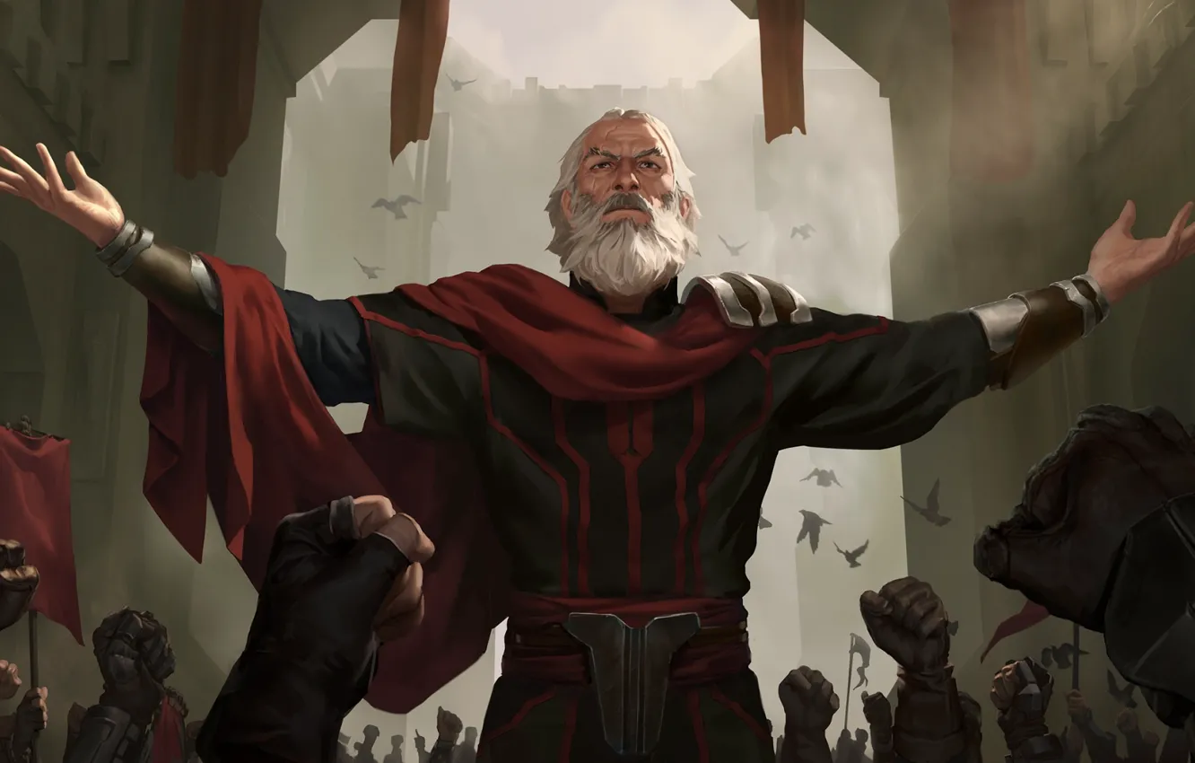 Wallpaper male, beard, Legends of Runeterra images for desktop, section  игры - download