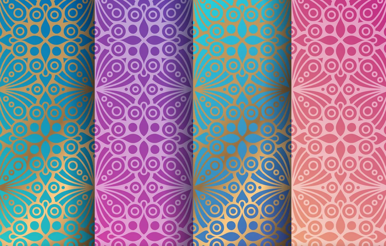Photo wallpaper pattern, ornament, texture, color
