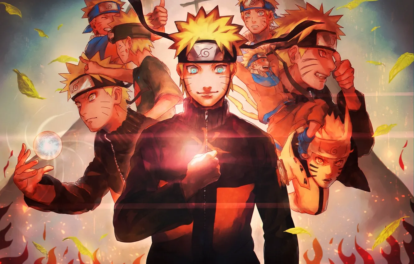 Wallpaper anime, art, guy, Naruto