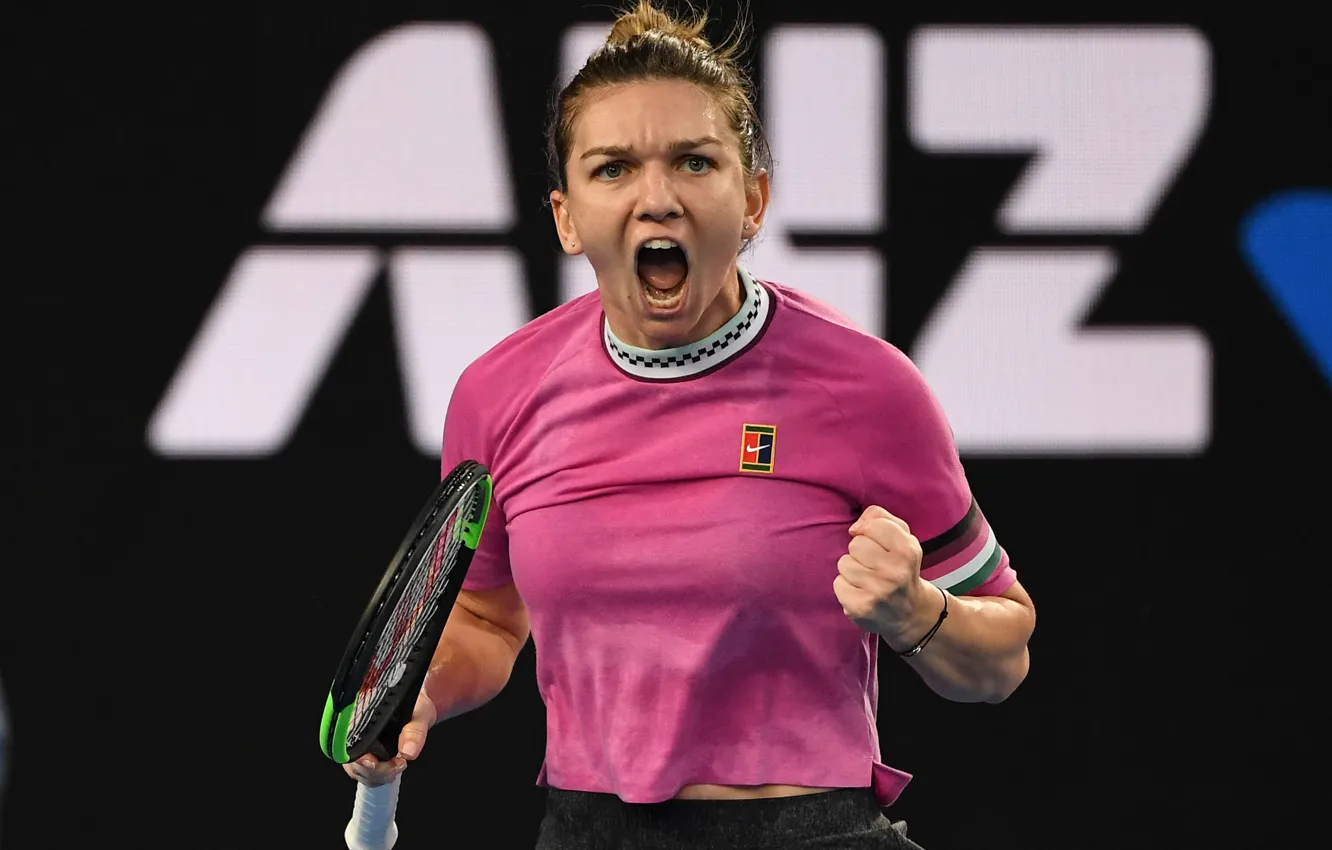 Photo wallpaper Sport, Simona, Tennis, WTA, Romanian, Simona Halep, TO 2019, Australia Open 2019, AusOpen 2019, Aleppo
