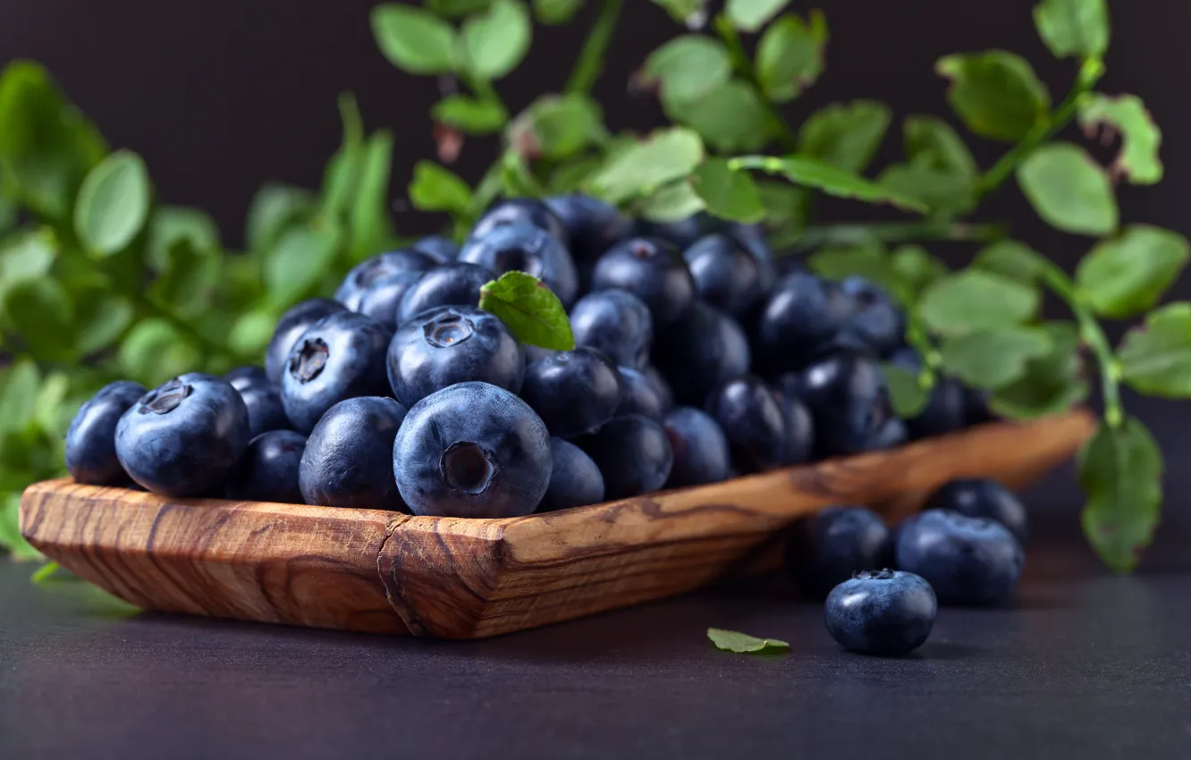 Photo wallpaper berries, blueberries, Blueberries