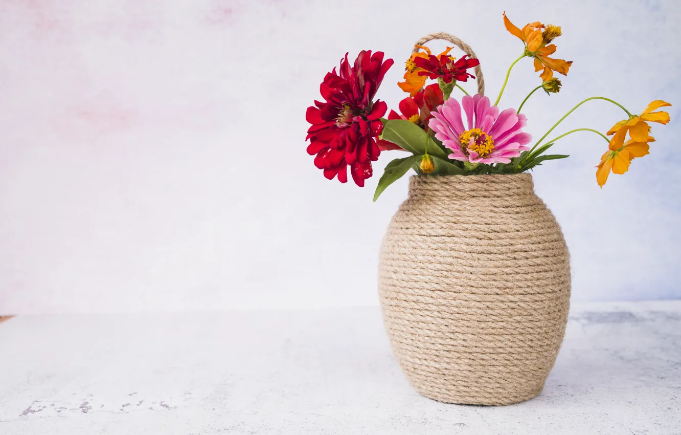 Wallpaper flowers, background, bouquet, vase, flowers, vase images for  desktop, section цветы - download