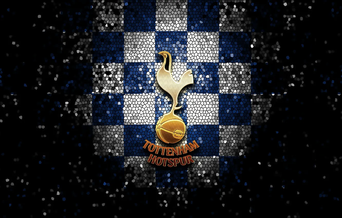 Wallpaper Wallpaper Sport Logo Football Glitter Tottenham Hotspur Checkered Images For Desktop Section Sport Download