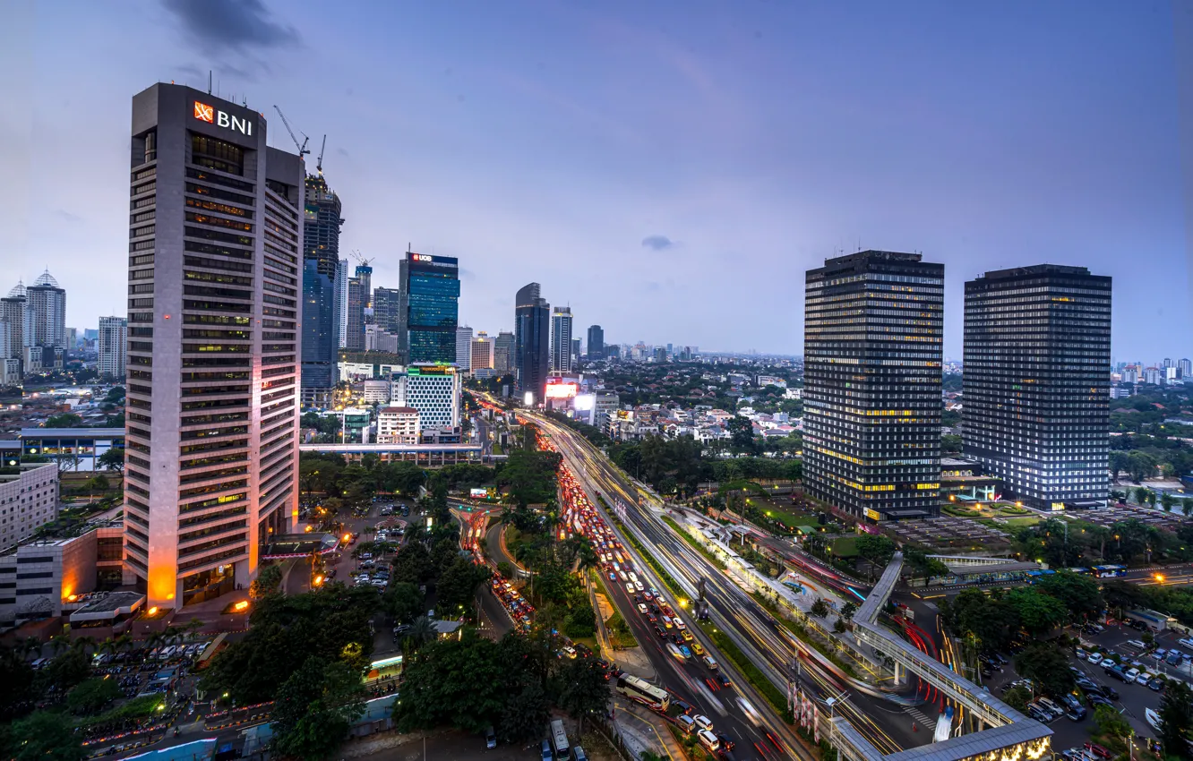 skyscrapers, Jakarta images for desktop