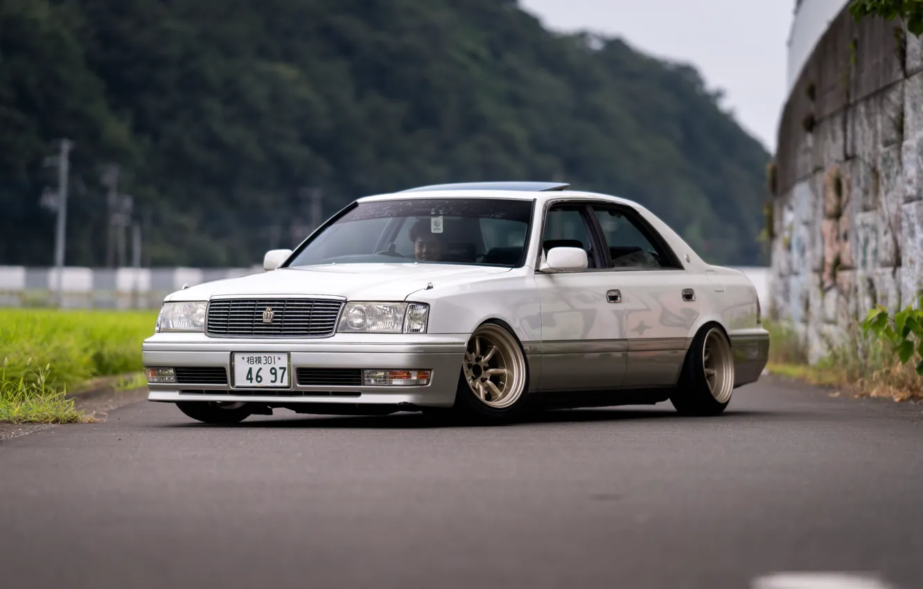 Photo wallpaper Toyota, JDM, Crown, Japan Car, Stens, S150