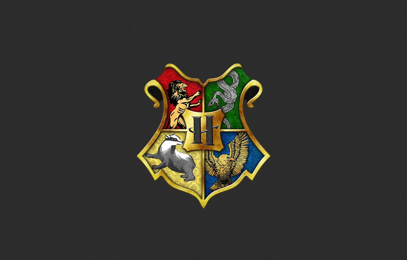 Wallpaper flag, Harry Potter, coat of