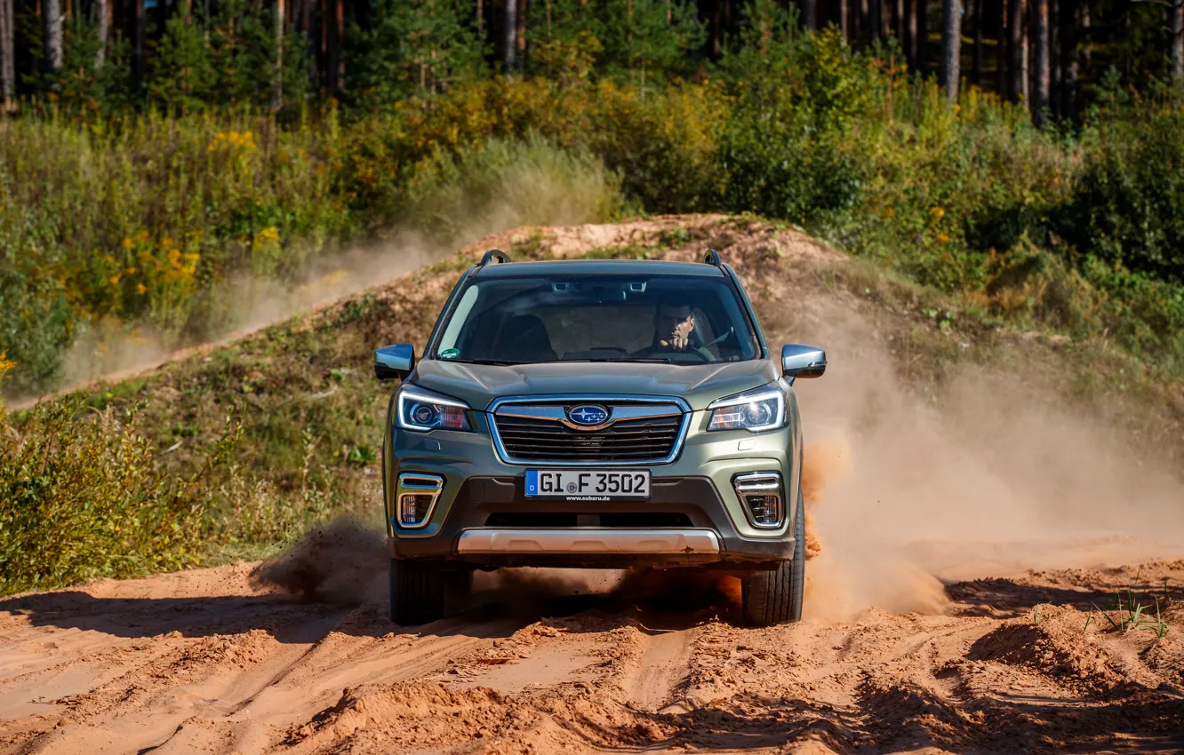 Photo wallpaper Subaru, front view, crossover, Forester, 2019
