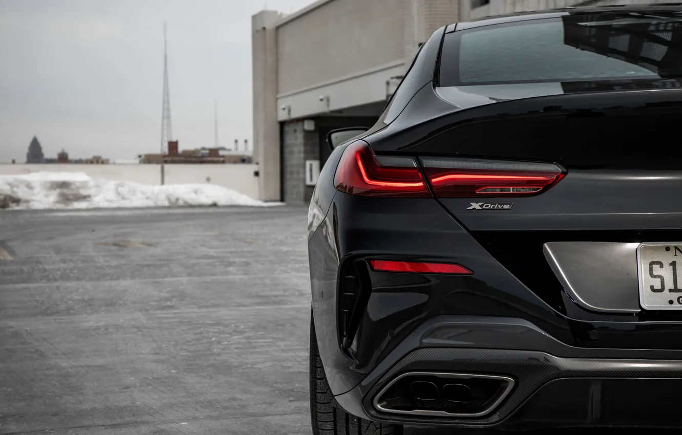Photo wallpaper black, coupe, BMW, Gran Coupe, feed, 2020, 8-Series, 2019, the four-door coupe, M850i xDrive, Eight, …