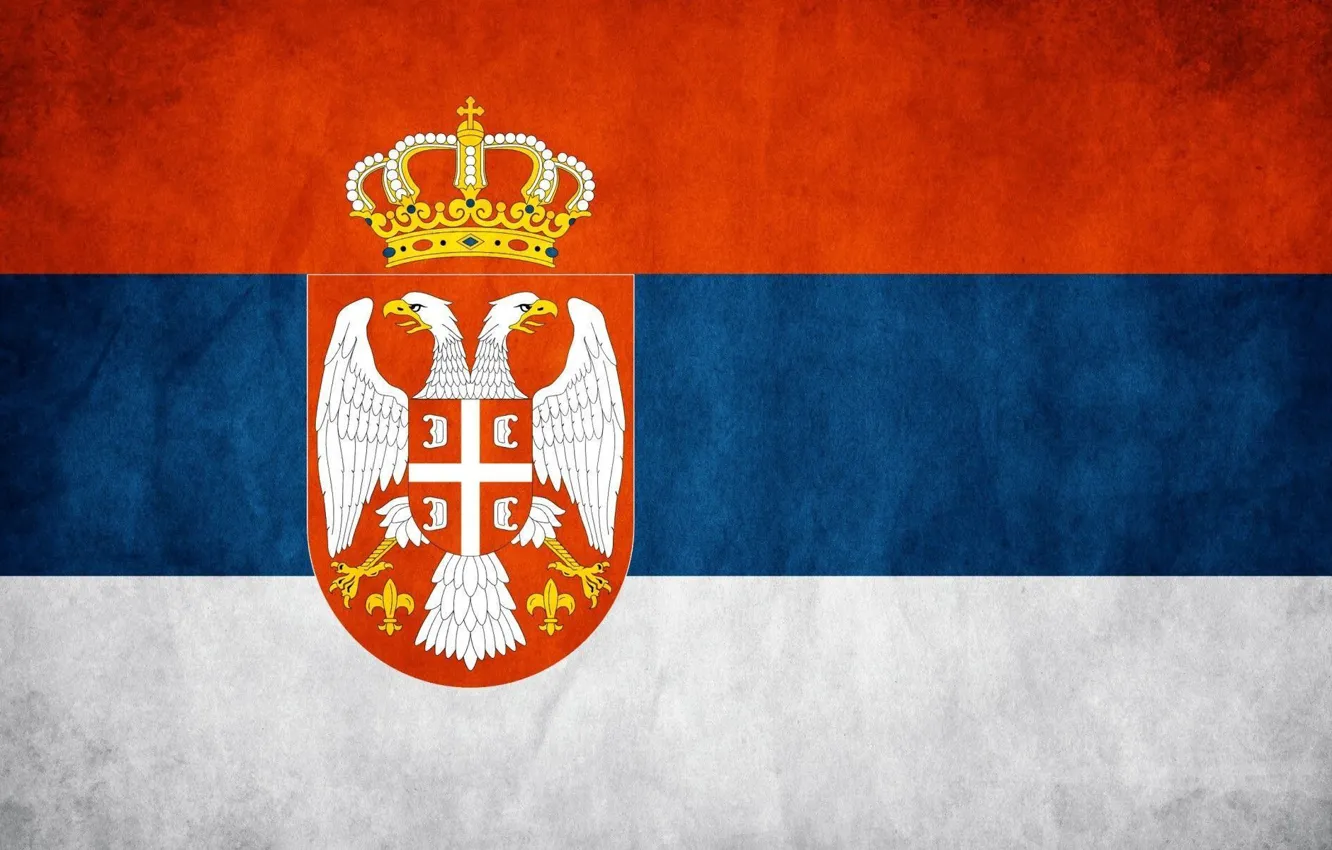 Photo wallpaper flag, symbol, The Republic Of Serbia