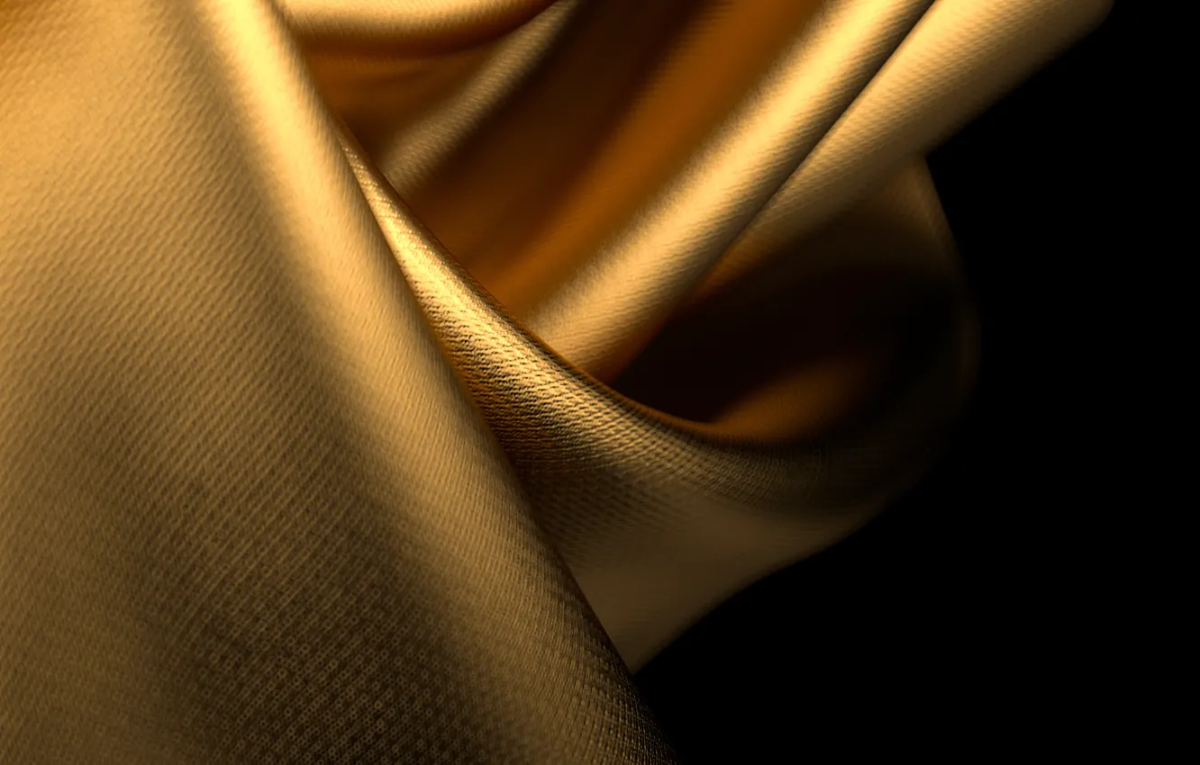 Photo wallpaper background, gold, silk, fabric, golden, gold, gold, texture, background, silk, wave, luxury, fabric, twisted