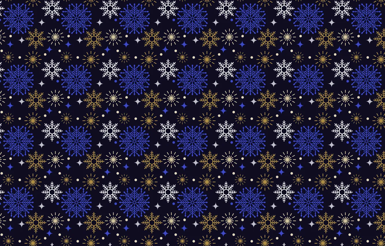 Photo wallpaper snowflakes, background, Christmas, New year, christmas, background, pattern, merry, snowflakes, decoration, seamless