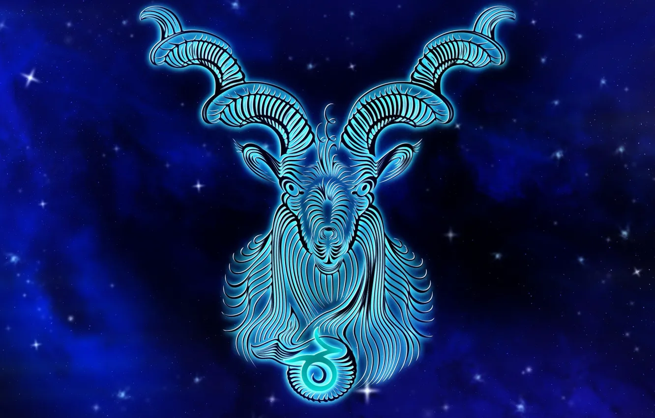 Wallpaper space, goat, zodiac sign, Capricorn images for desktop, section  рендеринг - download