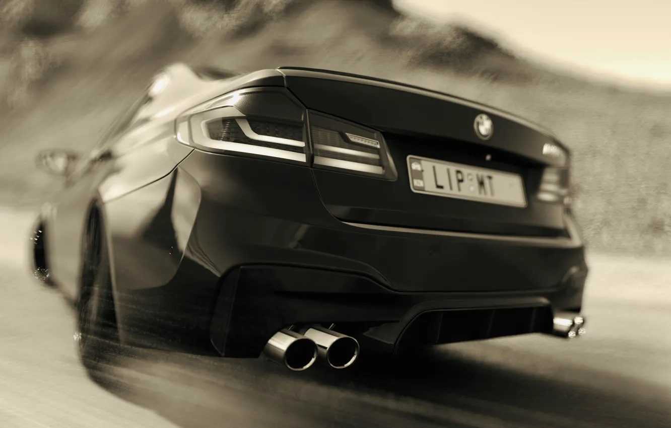 Wallpaper HDR, BMW, Drift, Game, BMW M5, UHD, M5, Xbox One X, F90, Forza  Horizon 4, FH4, photography by Tom, Sephia Filter images for desktop,  section игры - download