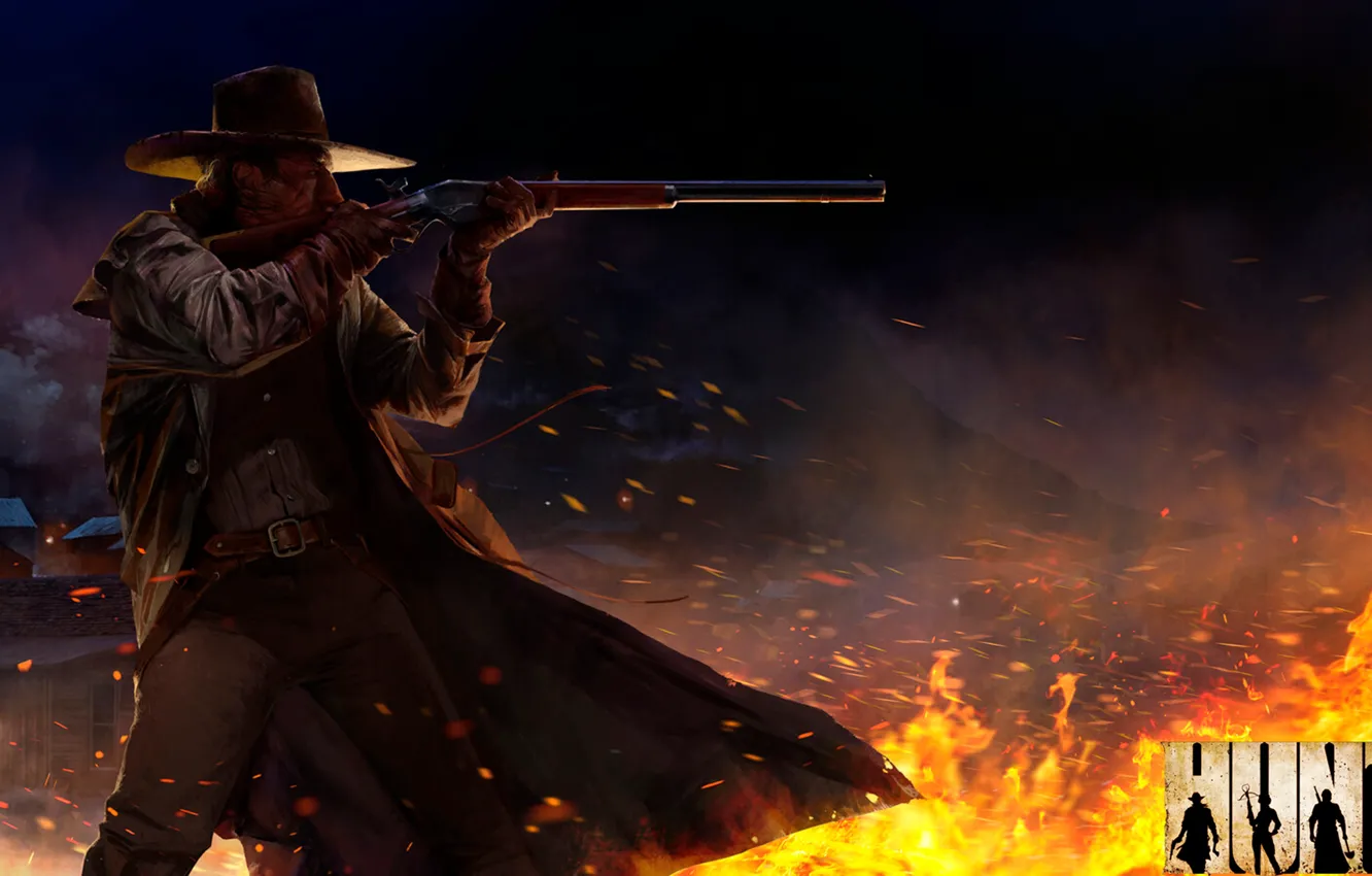 Wallpaper fire, flame, shot, shoots, shooter, hunter, Hunt Showdown images  for desktop, section игры - download