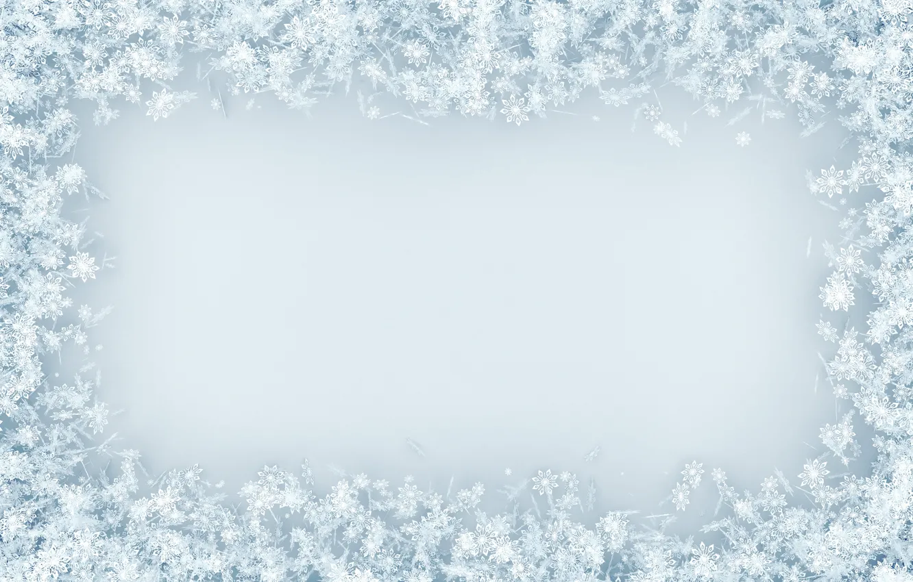 Wallpaper snow, snowflakes, background, white, christmas, winter, background,  snow, snowflakes, frame images for desktop, section новый год - download