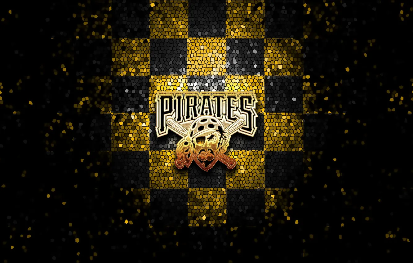 Wallpaper Wallpaper Sport Logo Baseball Glitter Checkered Mlb Pittsburgh Pirates Images For Desktop Section Sport Download