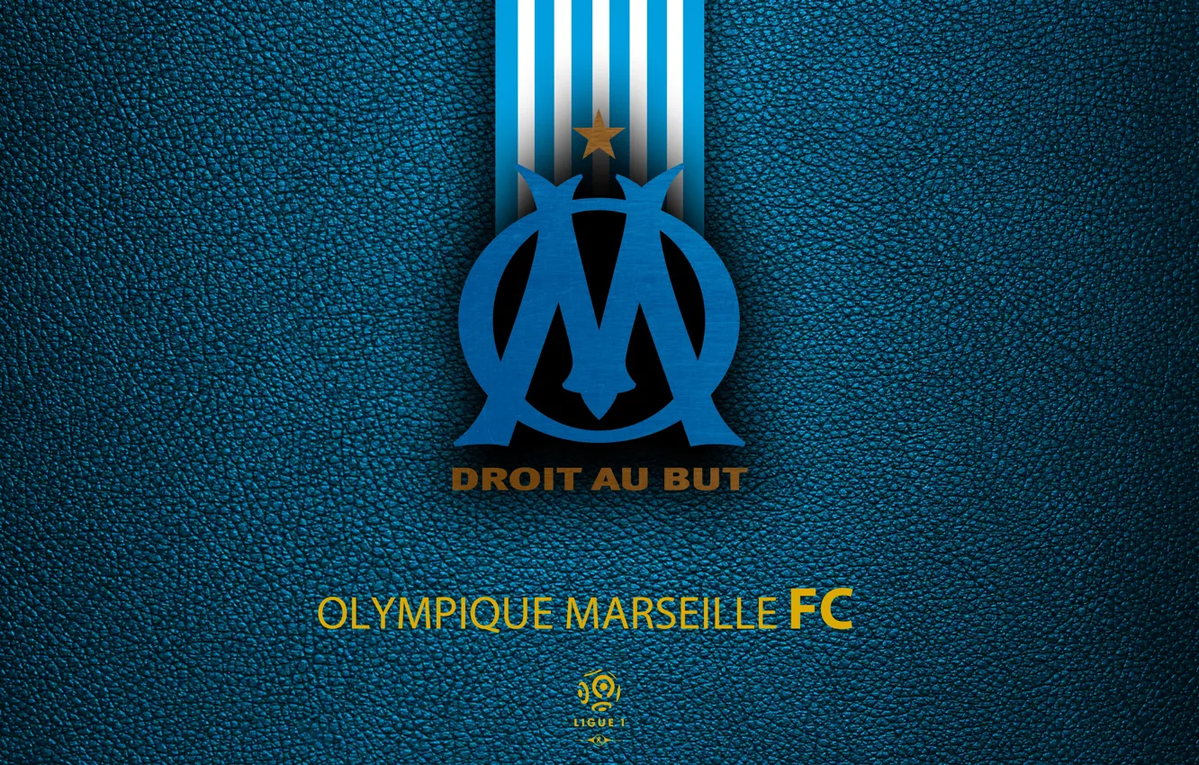 Photo wallpaper wallpaper, sport, logo, football, Ligue 1, Olympique Marseille