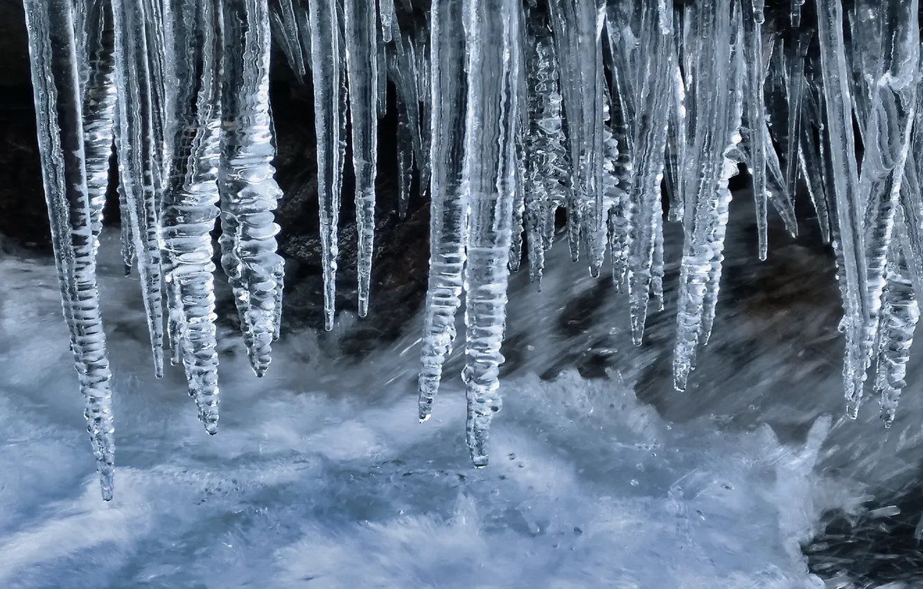 Wallpaper nature, ice, icicles images