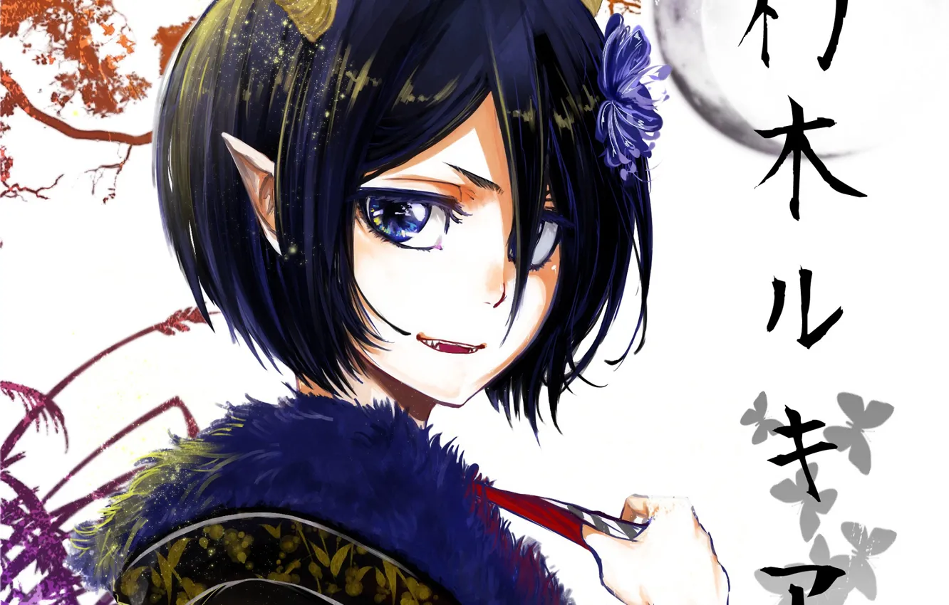 Wallpaper Girl The Demon Horns Bleach Bleach Rukia Kuchiki Images For Desktop Section Syonen Download