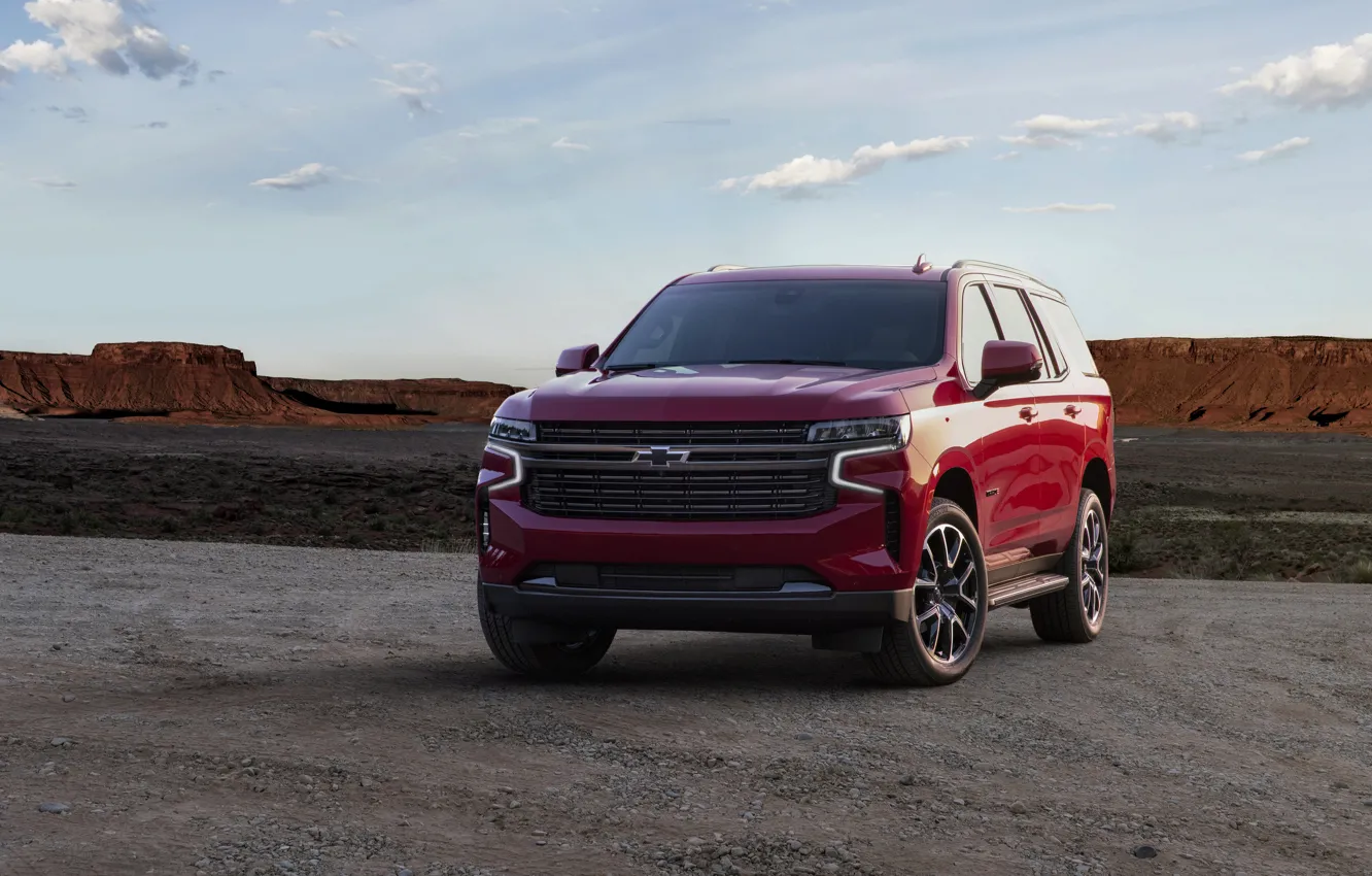 Photo wallpaper Chevrolet, front, SUV, Tahoe, 2020