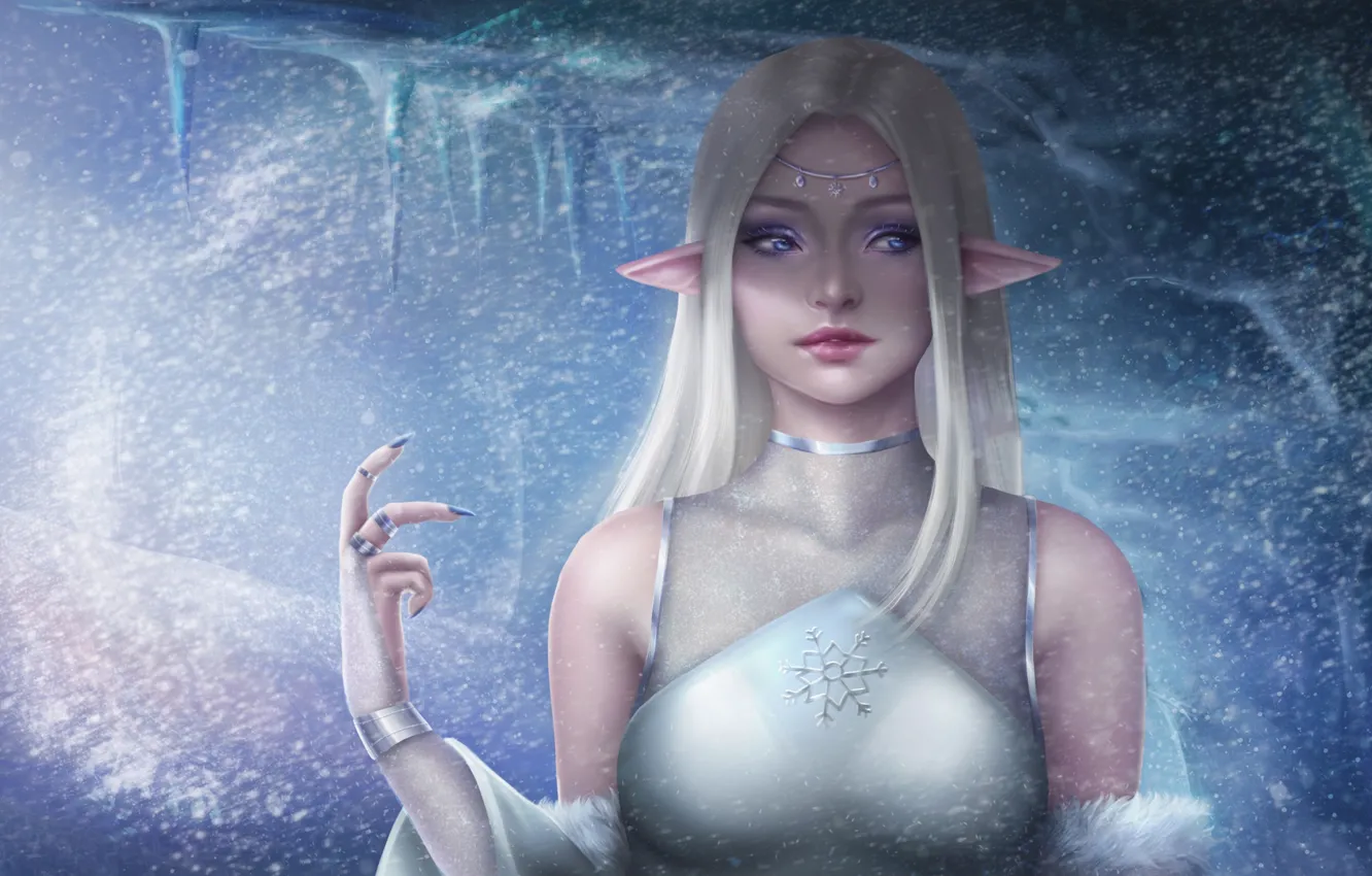 Lady snow elf