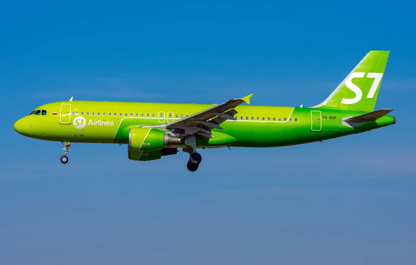 Photo wallpaper Airbus, Siberia Airlines, A320-200