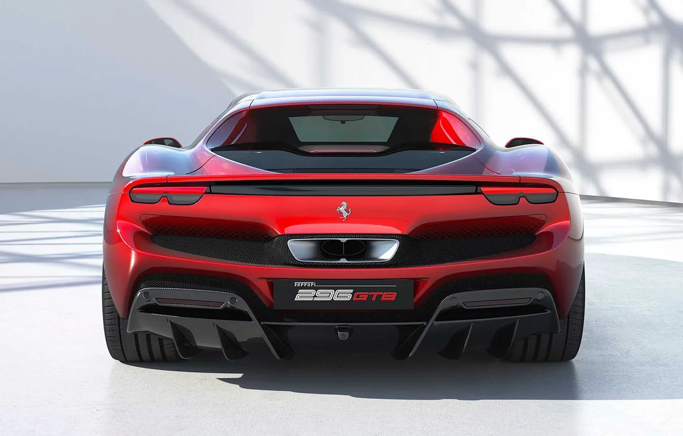 Photo wallpaper Ferrari, Ferrari, exclusive, luxury, sports car, 2022, 296 GTB