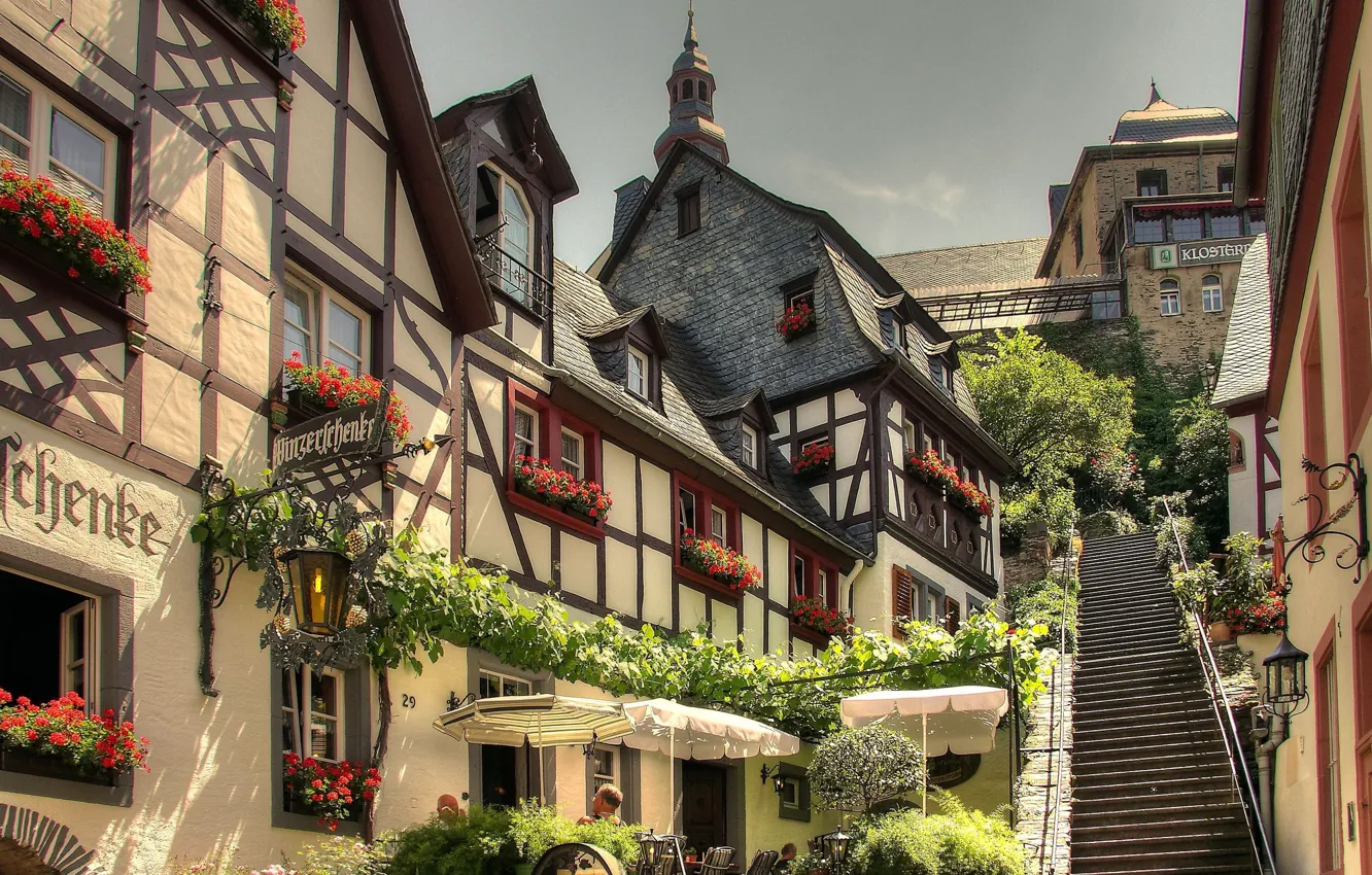 Wallpaper street, Germany, architecture, Germany, Rhineland-Palatinate,  Beilstein, small town, Beilstein in Rhineland-Palatinate images for  desktop, section город - download