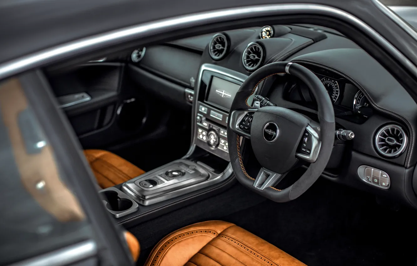 Photo wallpaper coupe, interior, 2018, Jaguar XKR, V8, Speedback, two-door, David Brown Automotive, Silverstone Edition, outside
