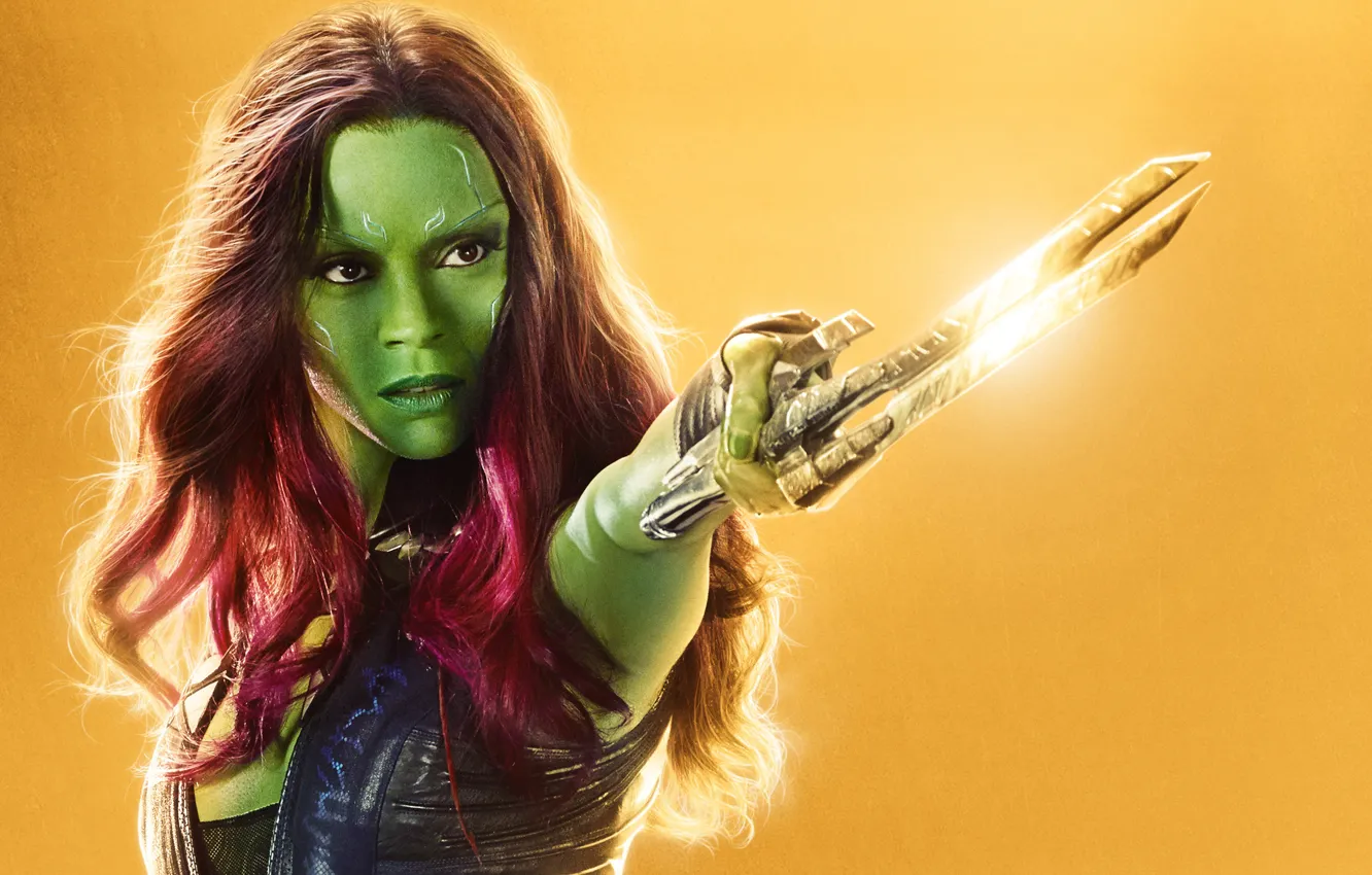 Guardians v23 - Gamora Avengers: Infinity War Movie Poster 24x36 Zoe Saldana 