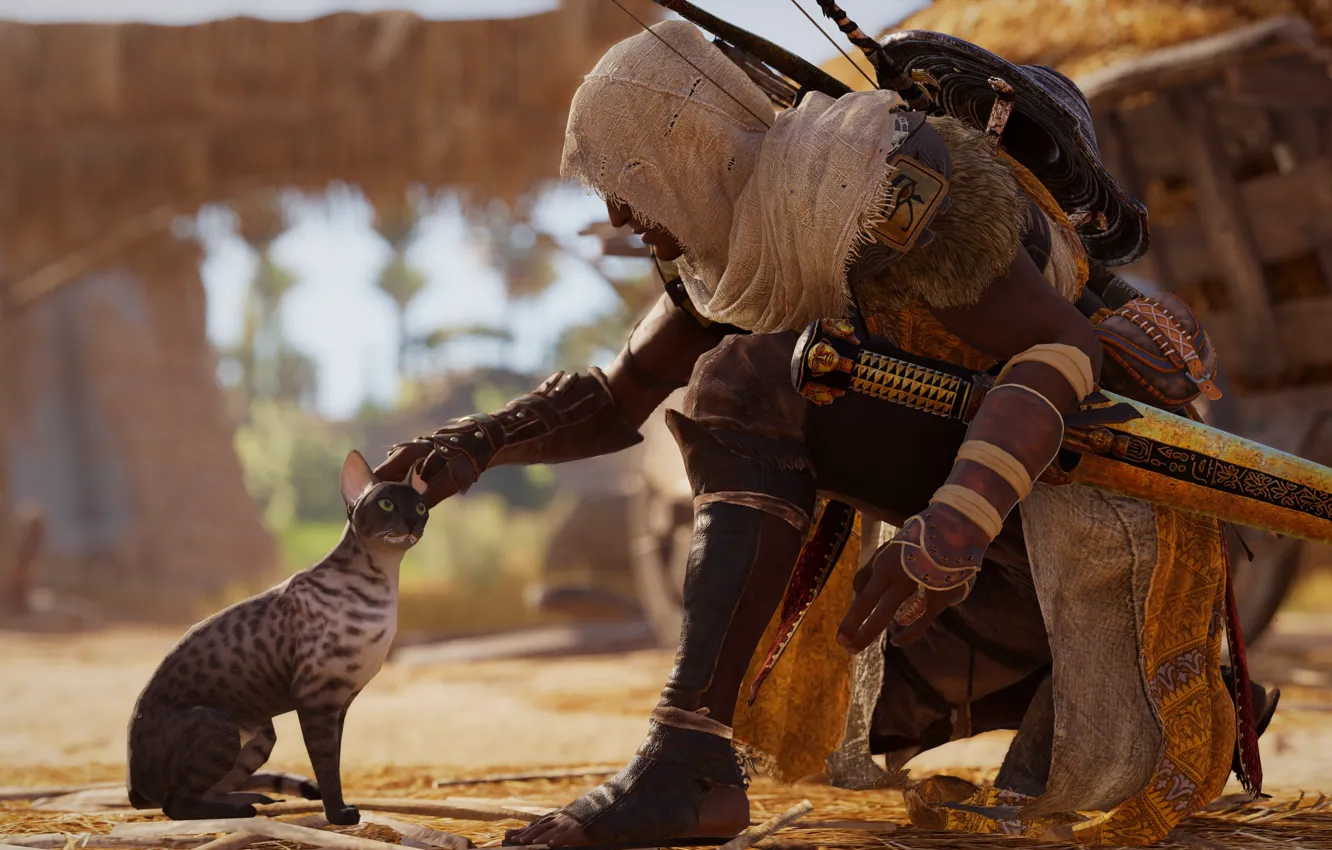 Wallpaper game, Ubisoft, Assassin's Creed Origins, Assassin's Creed:  Origins, Bayek images for desktop, section игры - download
