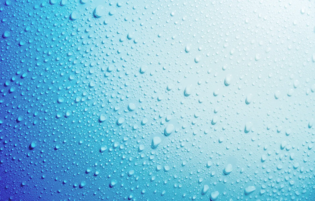 Wallpaper water, drops, background, rain, blue, water, background, drops  images for desktop, section текстуры - download