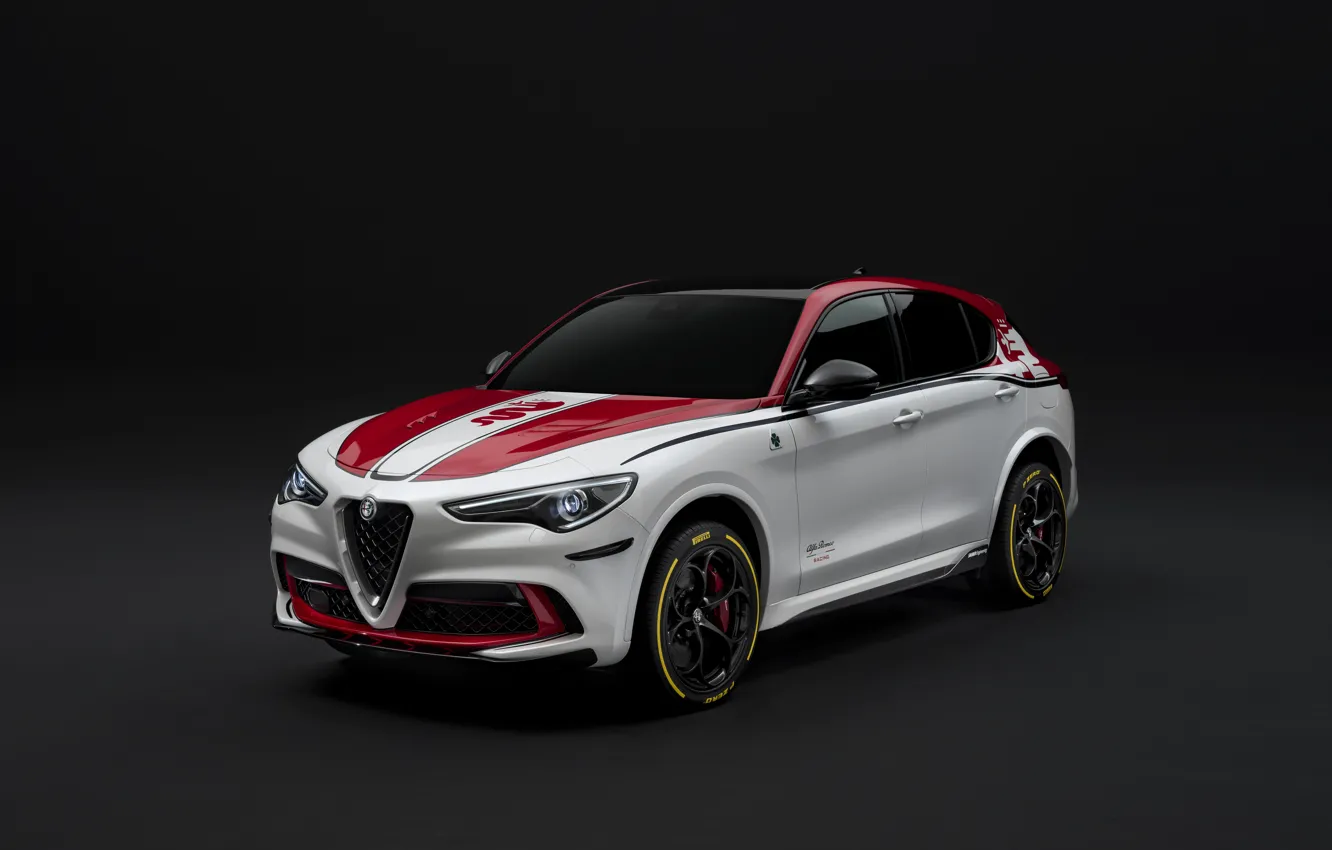 Photo wallpaper tuning, Alfa Romeo, Racing, 2019-20, Stelvio Four-Leaf Clover